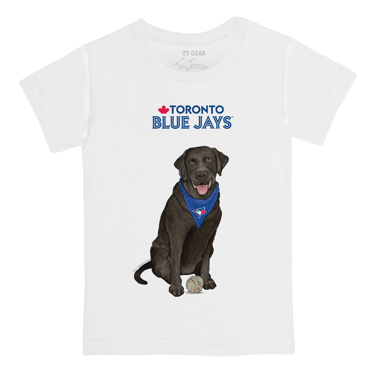 Toronto Blue Jays Black Labrador Retriever Tee Shirt