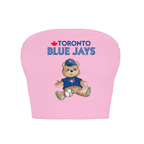 Toronto Blue Jays Teddy Crop Tube Top