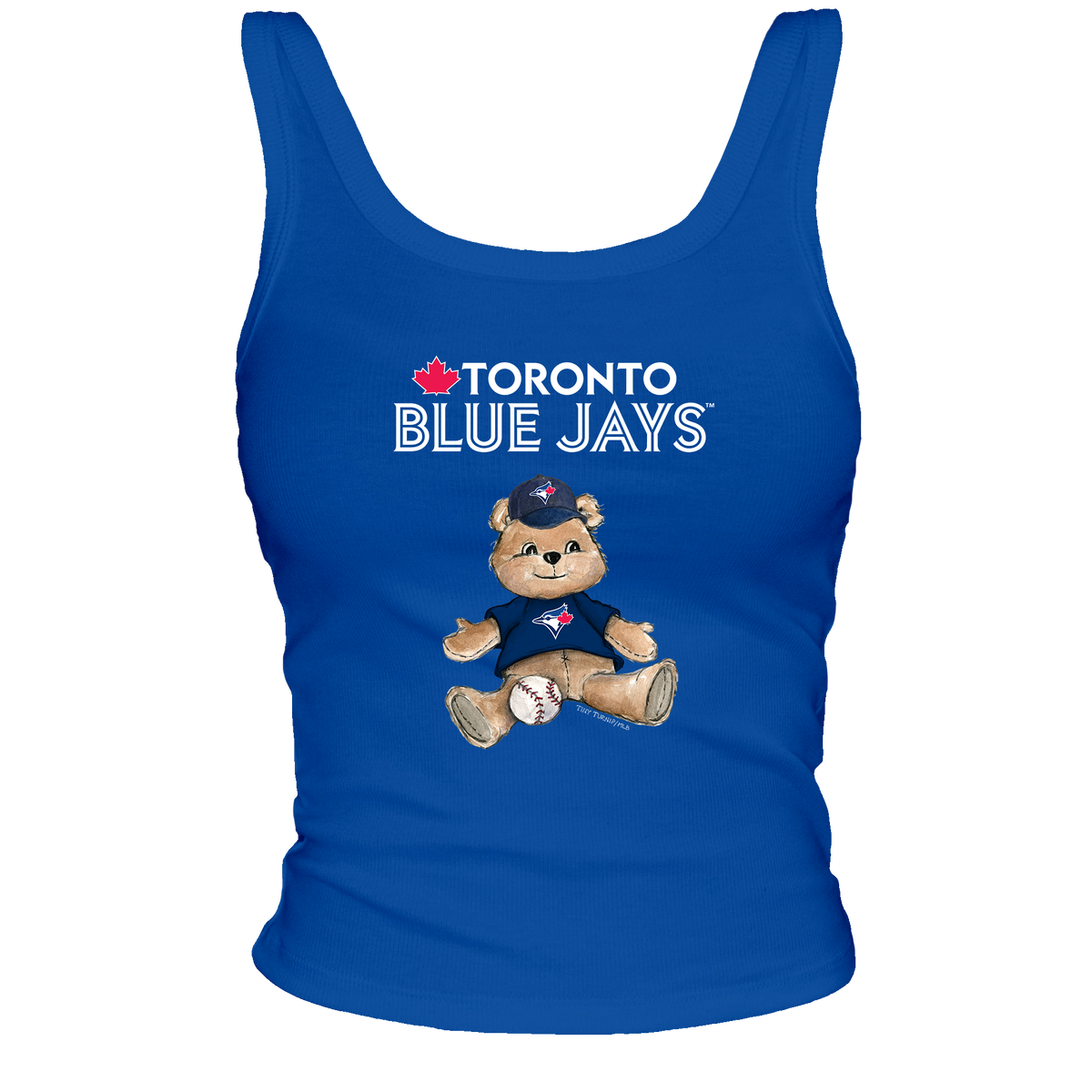 Toronto Blue Jays Teddy Ribbed Tank - Tiny Turnip
