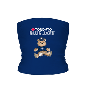 Toronto Blue Jays Teddy Tube Top - Tiny Turnip