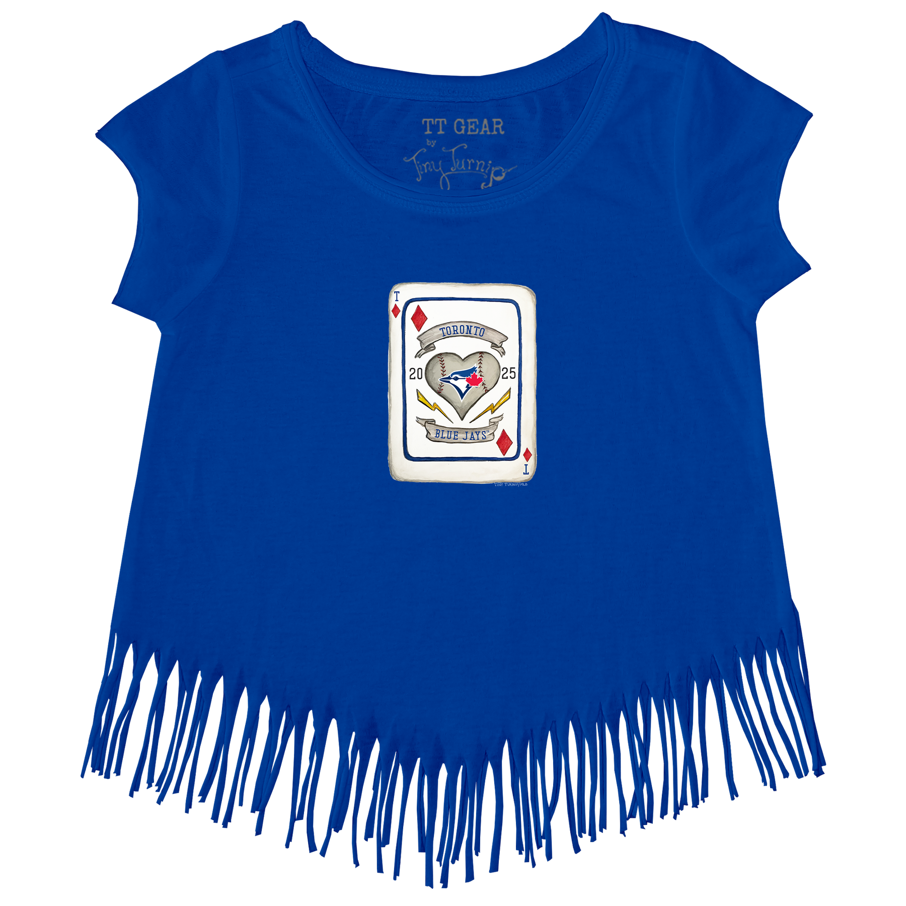 Toronto Blue Jays Card Fringe Tee