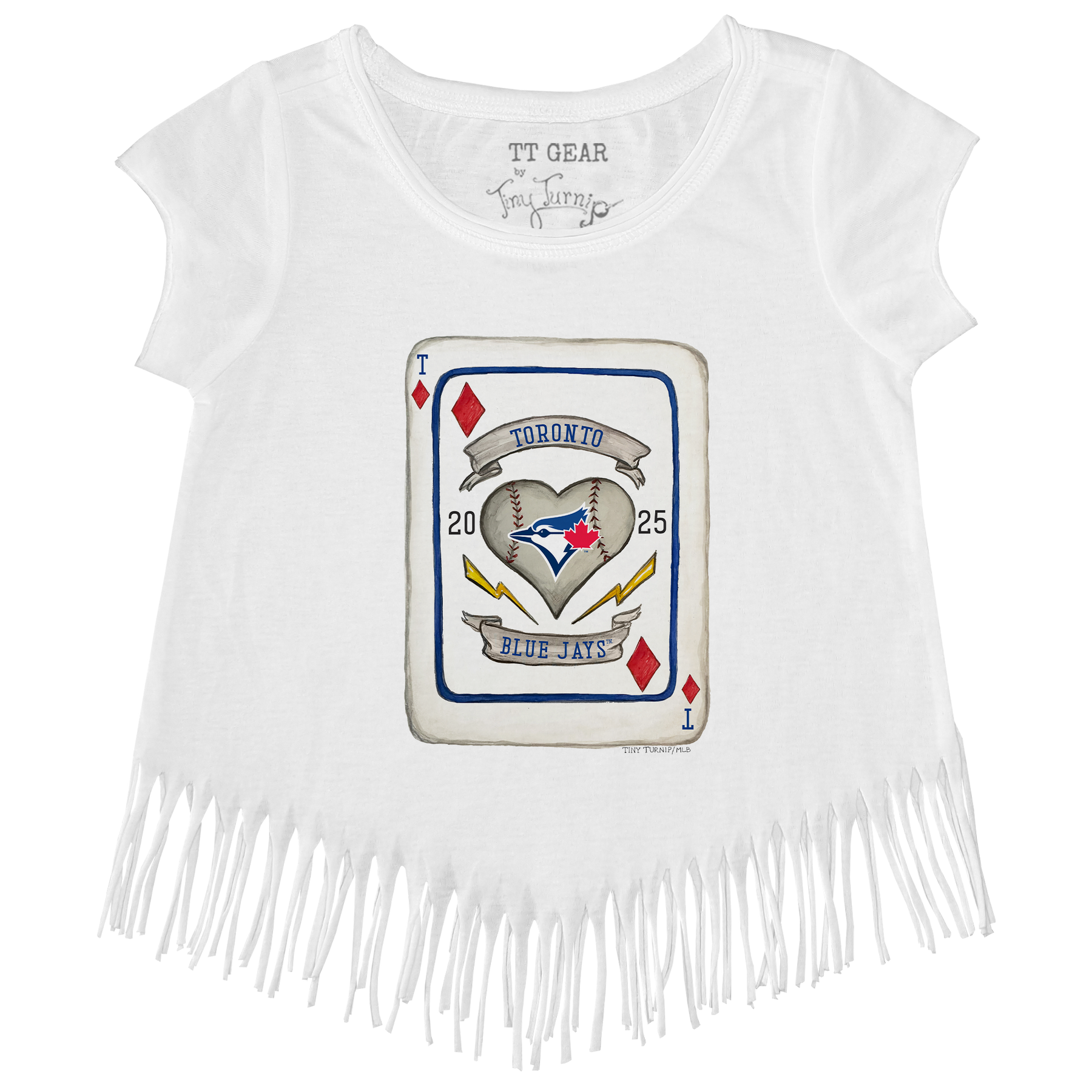 Toronto Blue Jays Card Fringe Tee