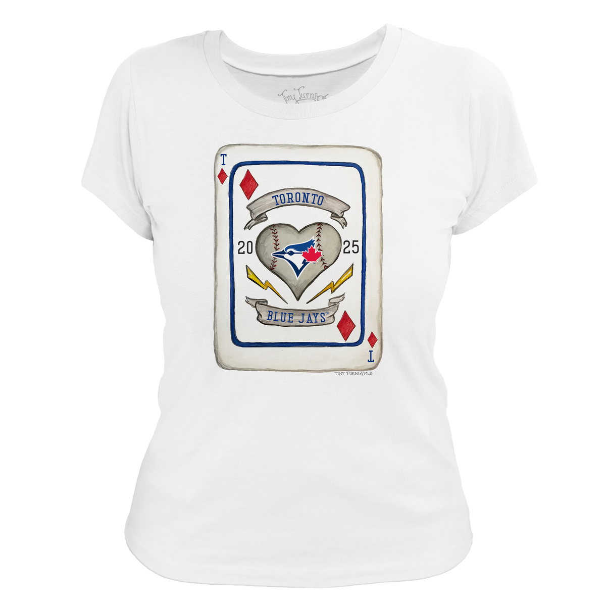 Toronto Blue Jays Card Women's Tee Shirt