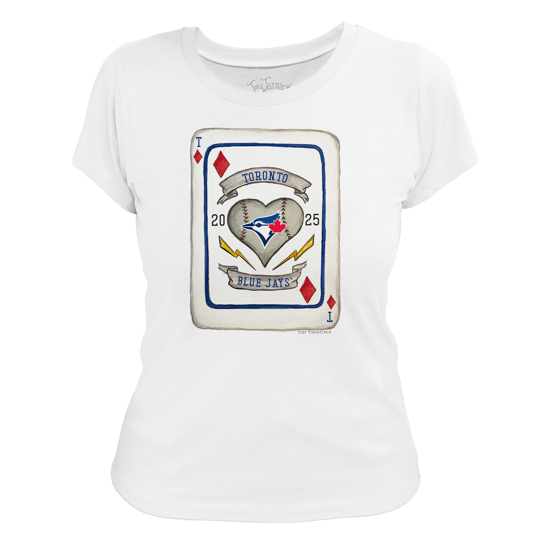 Toronto Blue Jays Card Women's Tee Shirt