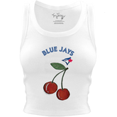 Toronto Blue Jays Cherry Crop Tank - Tiny Turnip