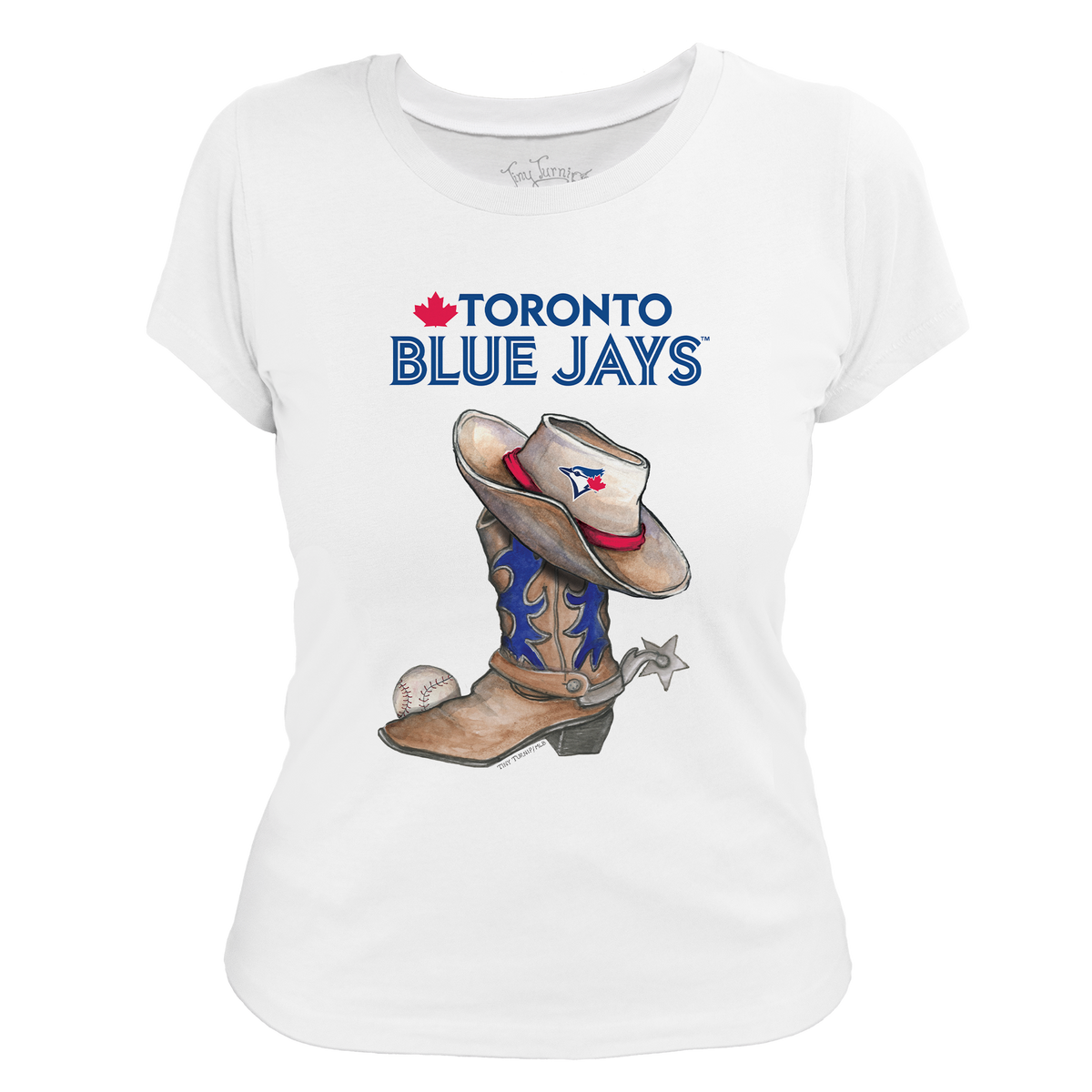 Toronto Blue Jays Cowboy Boot Women's Tee Shirt