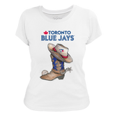 Toronto Blue Jays Cowboy Boot Women's Tee Shirt