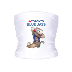 Toronto Blue Jays Cowboy Boot Tube Top - Tiny Turnip