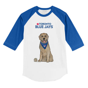 Toronto Blue Jays Golden Retriever 3/4 Royal Blue Sleeve Raglan