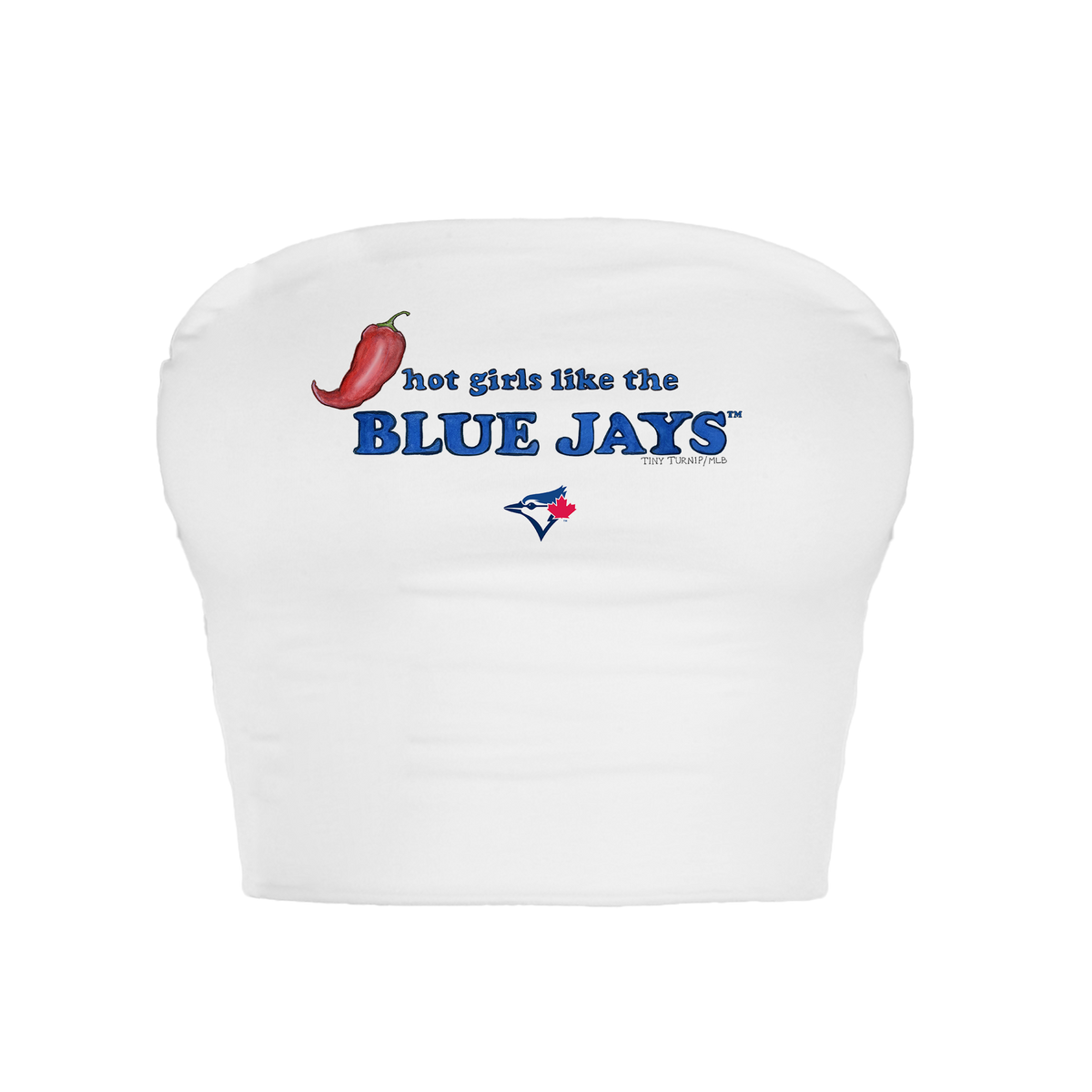 Toronto Blue Jays Hot Girls Crop Tube Top