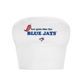 Toronto Blue Jays Hot Girls Crop Tube Top