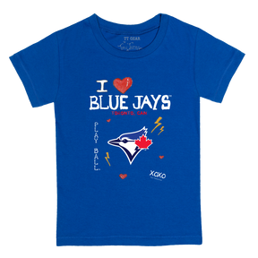 I Heart Blue Jays Kid's Tee Shirt - Tiny Turnip
