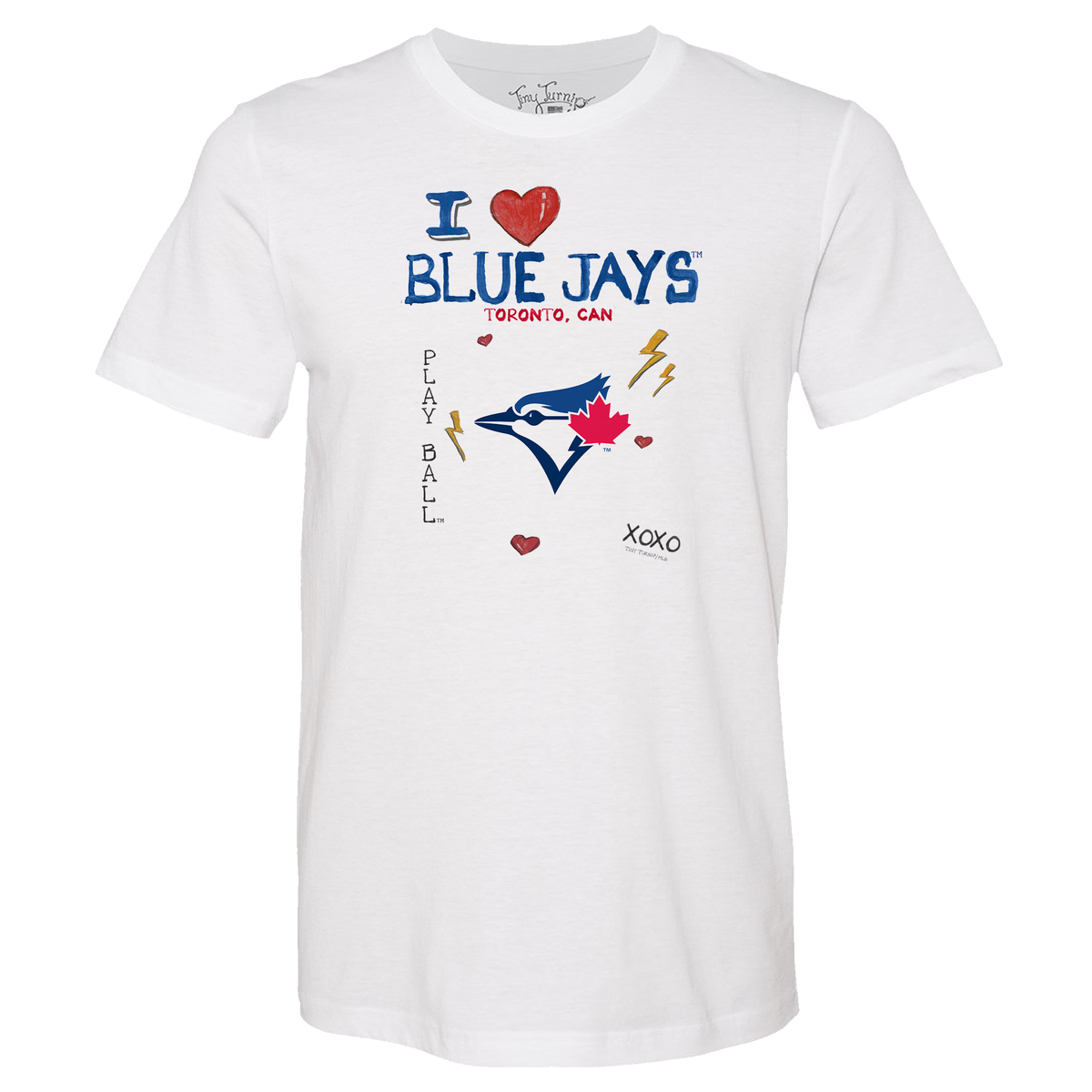 I Heart Blue Jays Unisex Tee Shirt - Tiny Turnip