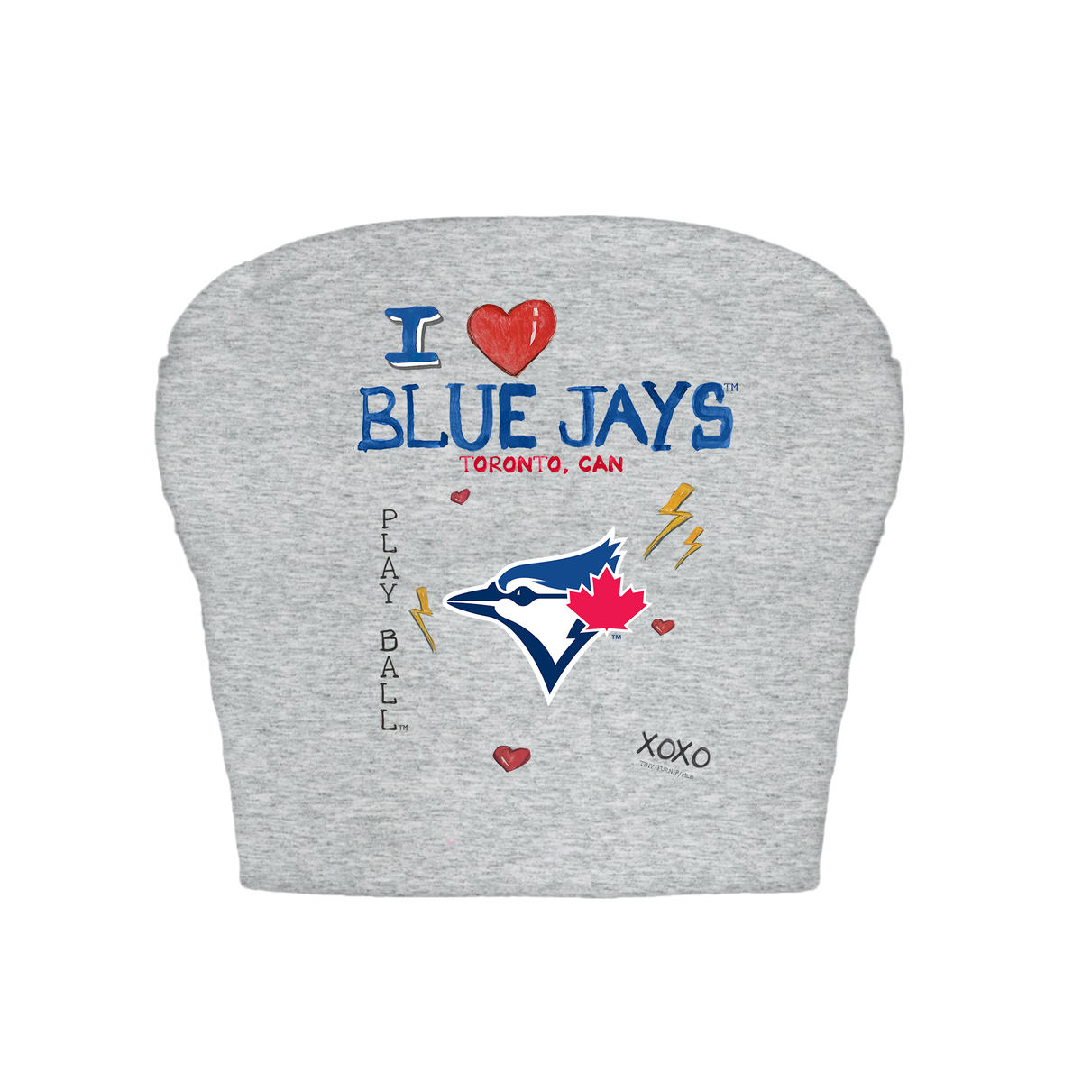 Toronto Blue Jays I Heart Blue Jays Crop Tube Top