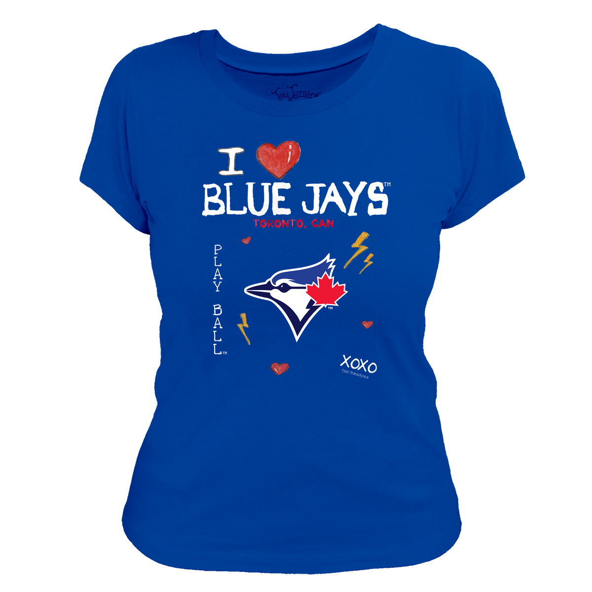 I Heart Blue Jays Women's Tee Shirt - Tiny Turnip
