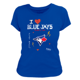 I Heart Blue Jays Women's Tee Shirt - Tiny Turnip