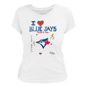 I Heart Blue Jays Women's Tee Shirt - Tiny Turnip