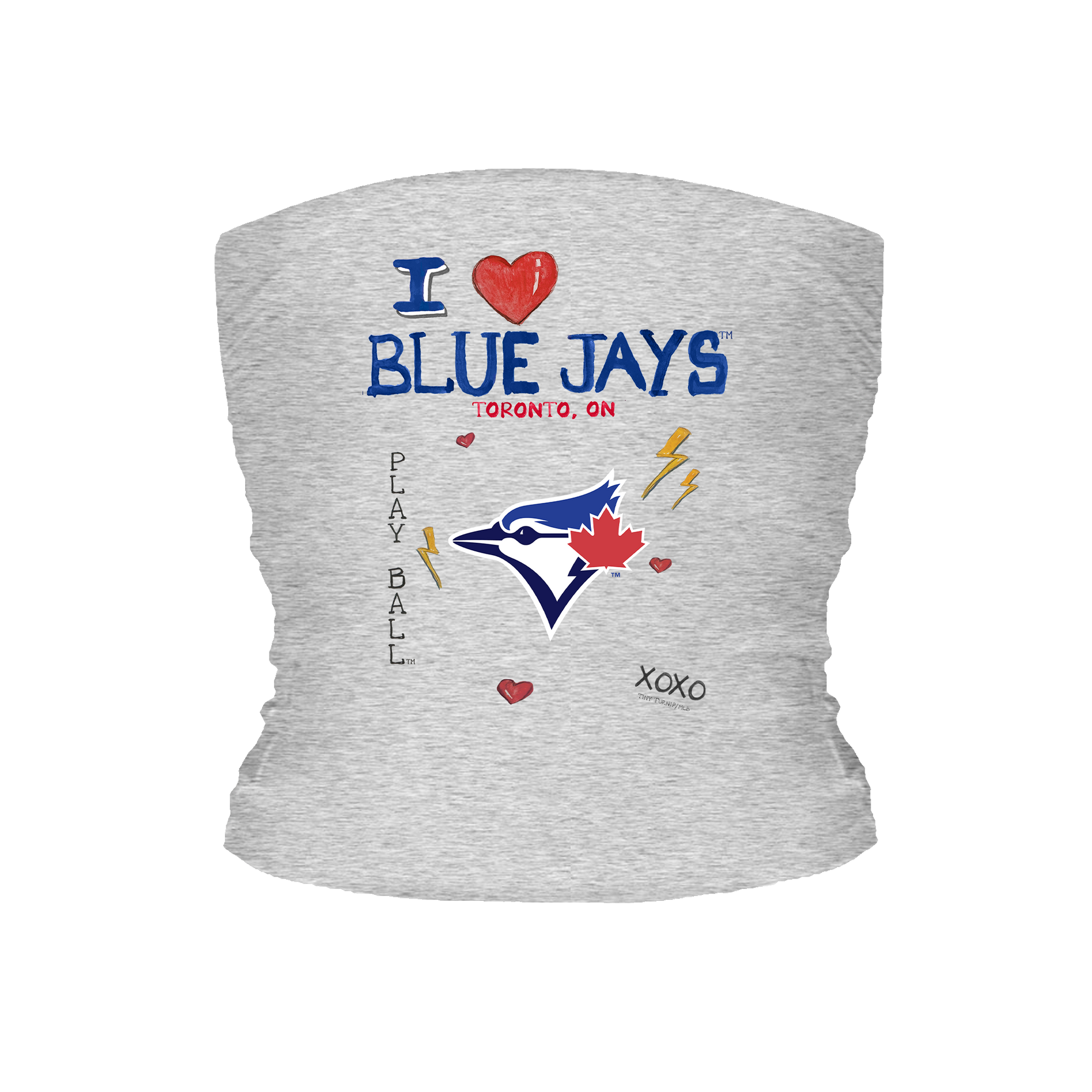 I Heart Blue Jays Tube Top - Tiny Turnip