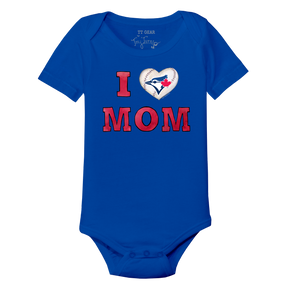 Toronto Blue Jays I Love Mom Short Sleeve Snapper