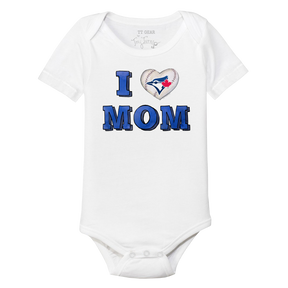 Toronto Blue Jays I Love Mom Short Sleeve Snapper