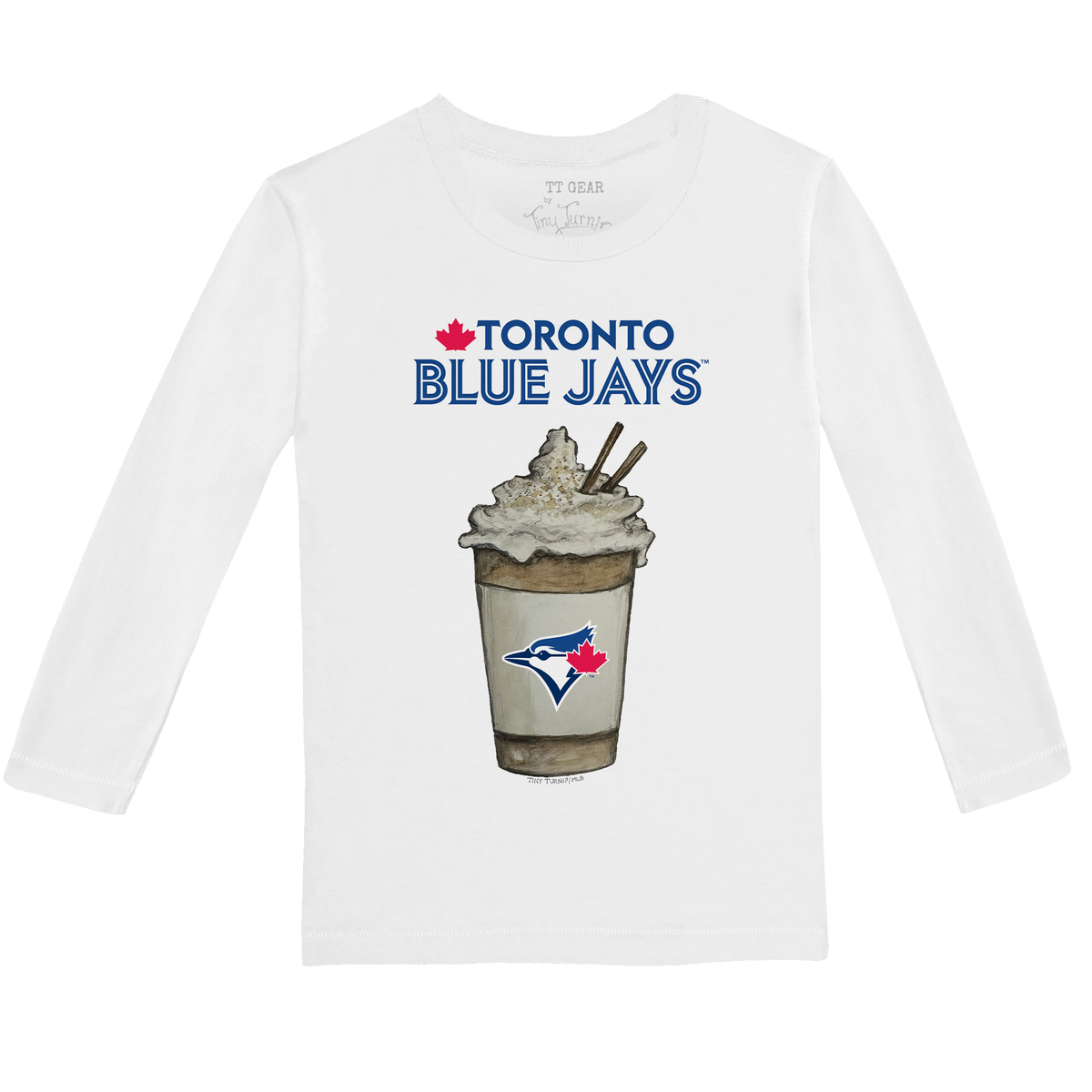 Toronto Blue Jays Latte Long-Sleeve Tee Shirt