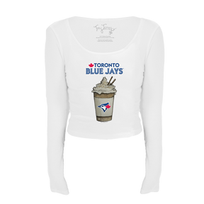 Toronto Blue Jays Latte Women's Lucy Long Sleeve