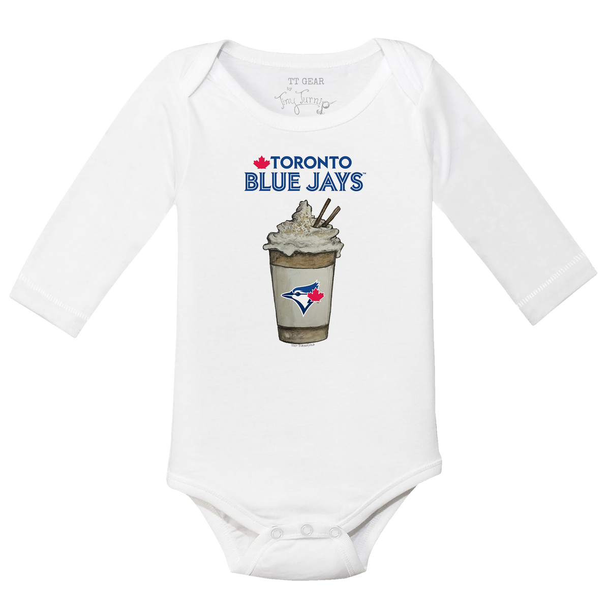 Toronto Blue Jays Latte Long Sleeve Snapper