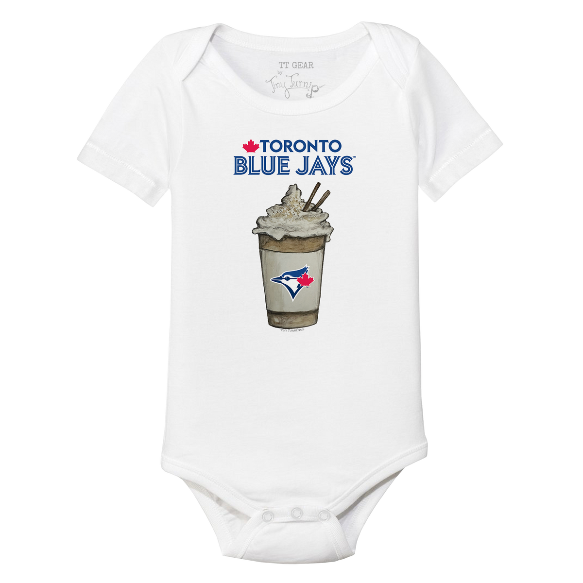 Toronto Blue Jays Latte Short Sleeve Snapper