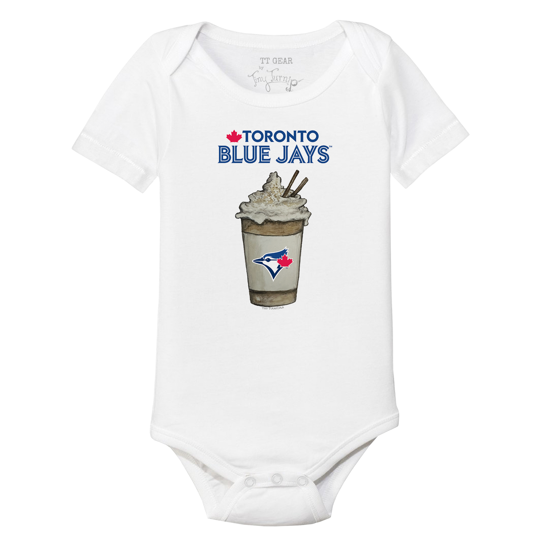 Toronto Blue Jays Latte Short Sleeve Snapper