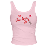 Toronto Blue Jays Lipstick OG Ribbed Tank - Tiny Turnip
