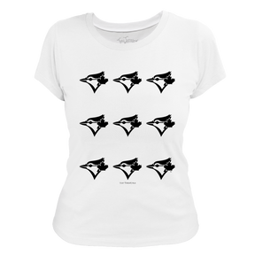 Toronto Blue Jays Logo Grid Tee Shirt