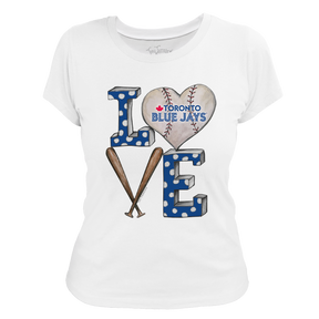 Toronto Blue Jays Baseball LOVE Tee Shirt