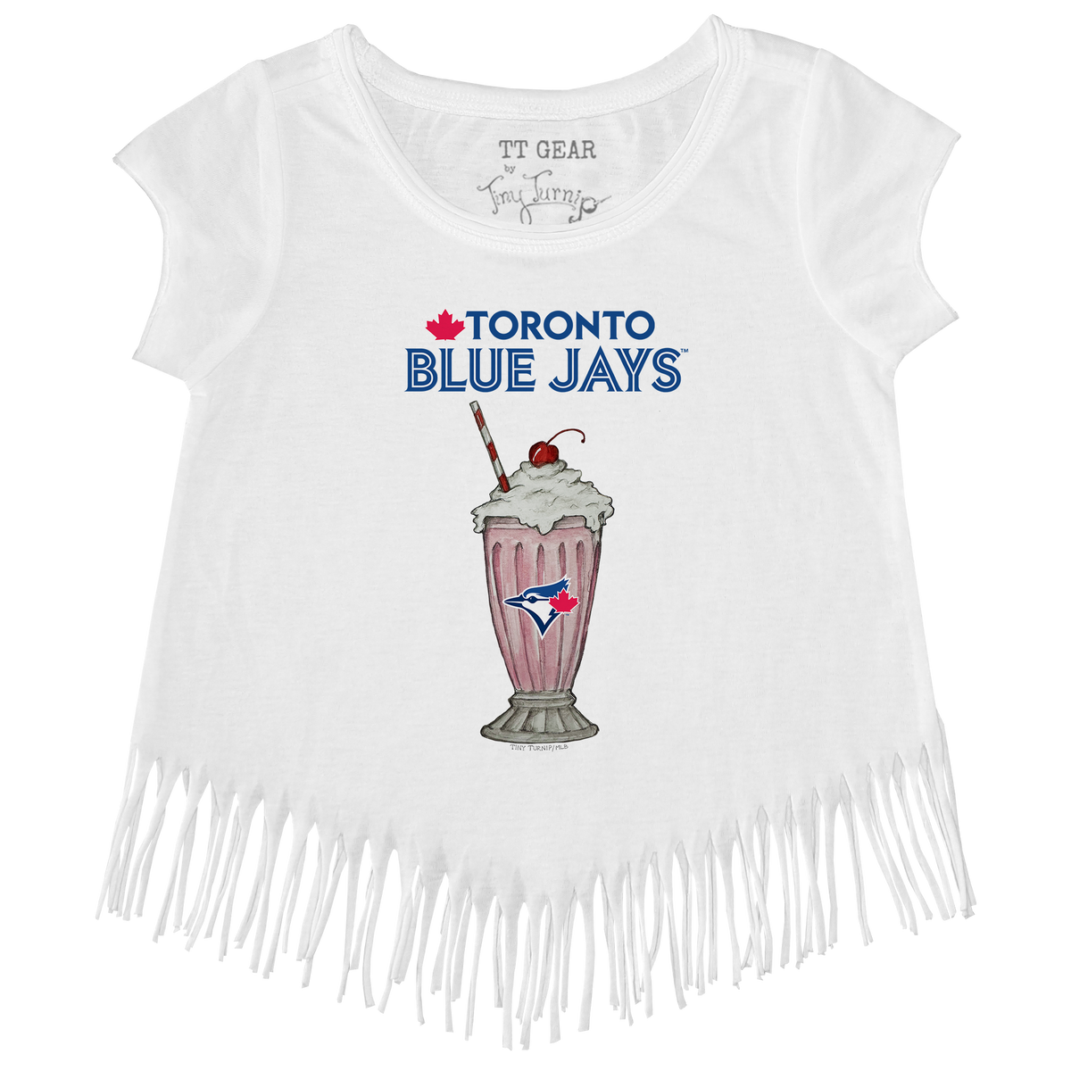 Toronto Blue Jays Milkshake Fringe Tee