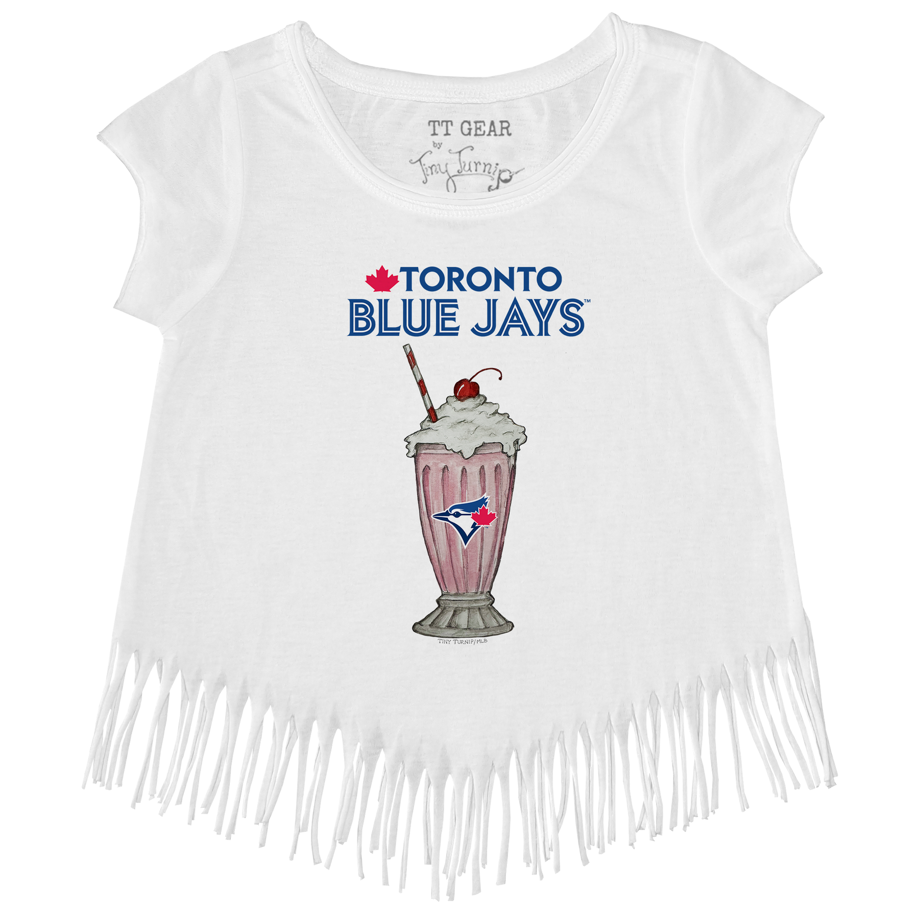 Toronto Blue Jays Milkshake Fringe Tee