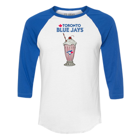 Toronto Blue Jays Milkshake 3/4 Royal Blue Sleeve Raglan
