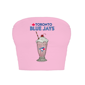 Toronto Blue Jays Milkshake Crop Tube Top