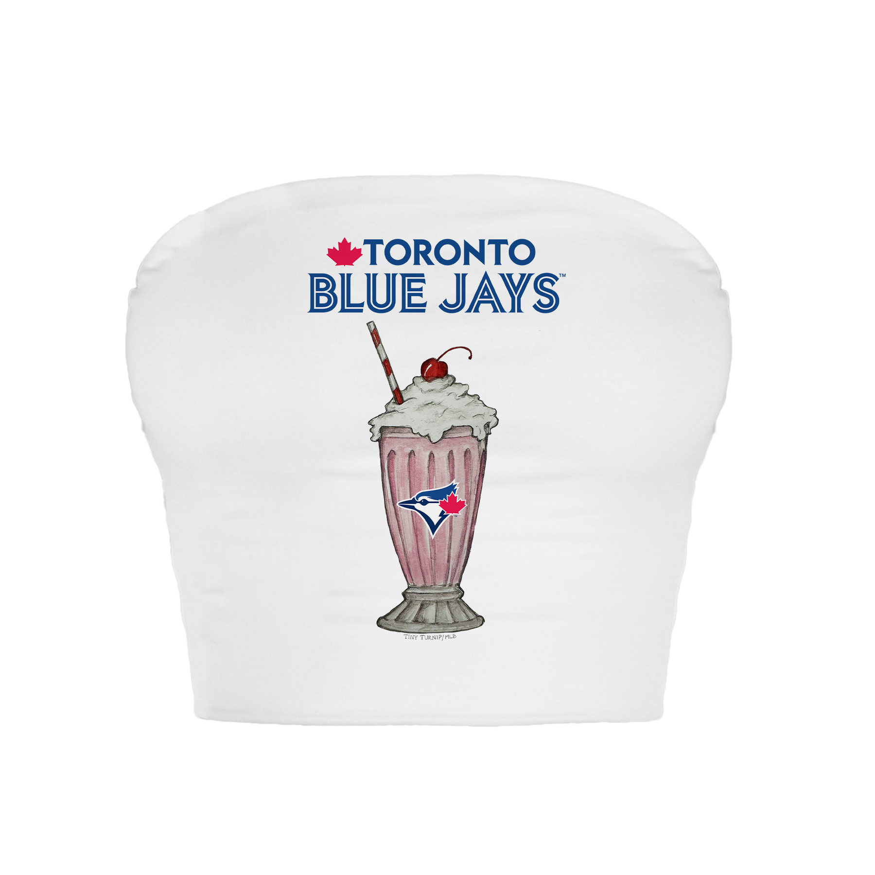 Toronto Blue Jays Milkshake Crop Tube Top