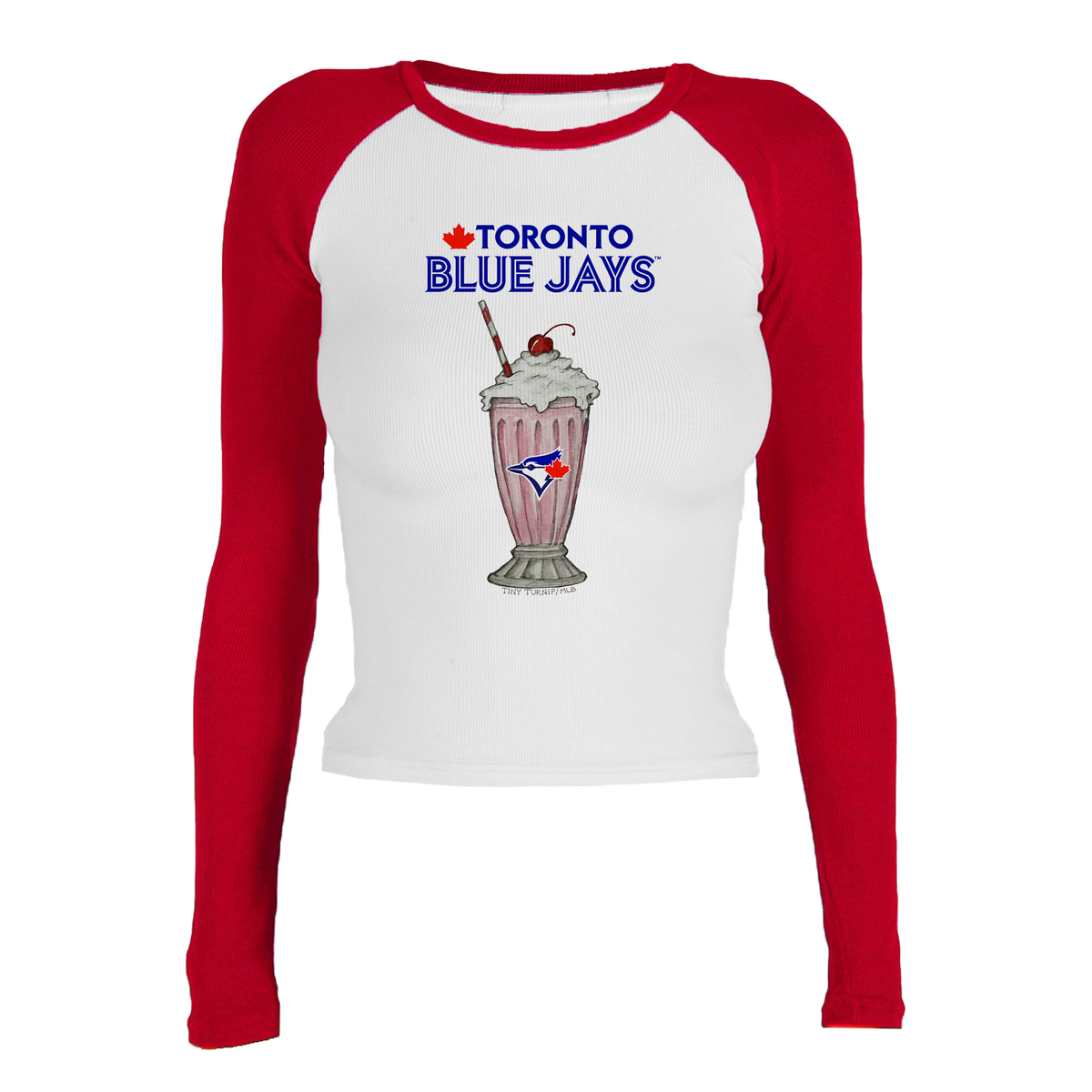 Toronto Blue Jays Milkshake Roxy Raglan Long Sleeve