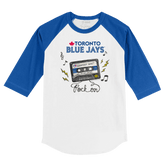 Toronto Blue Jays Mixtape 3/4 Royal Blue Sleeve Raglan