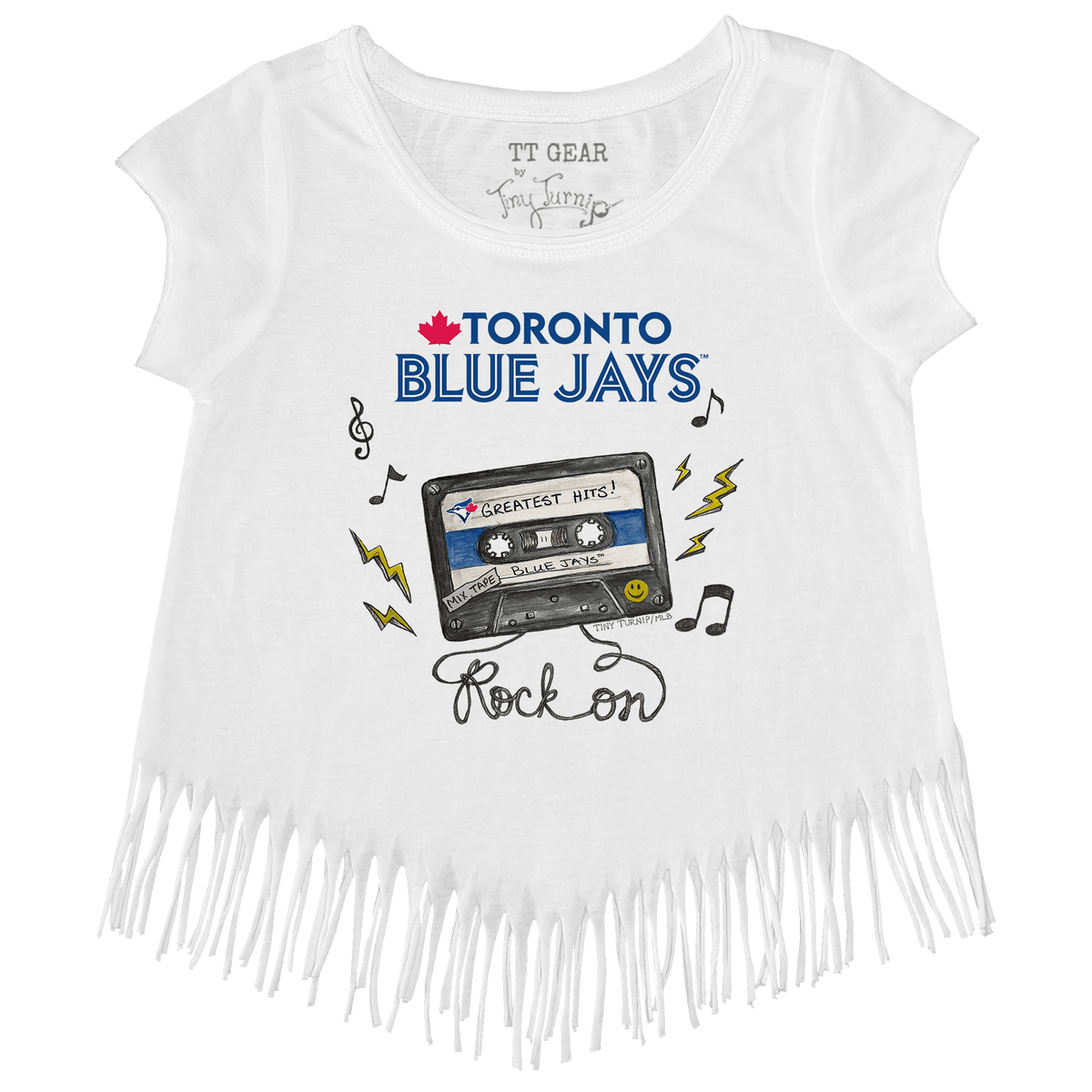 Toronto Blue Jays Mixtape Fringe Tee - Tiny Turnip