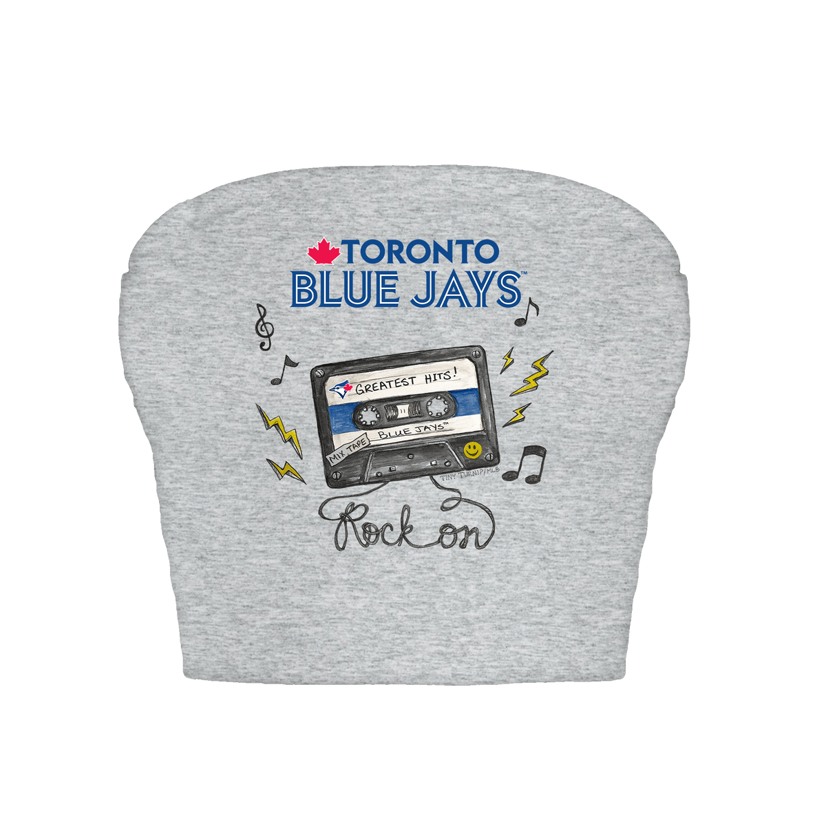 Toronto Blue Jays Mixtape Crop Tube Top