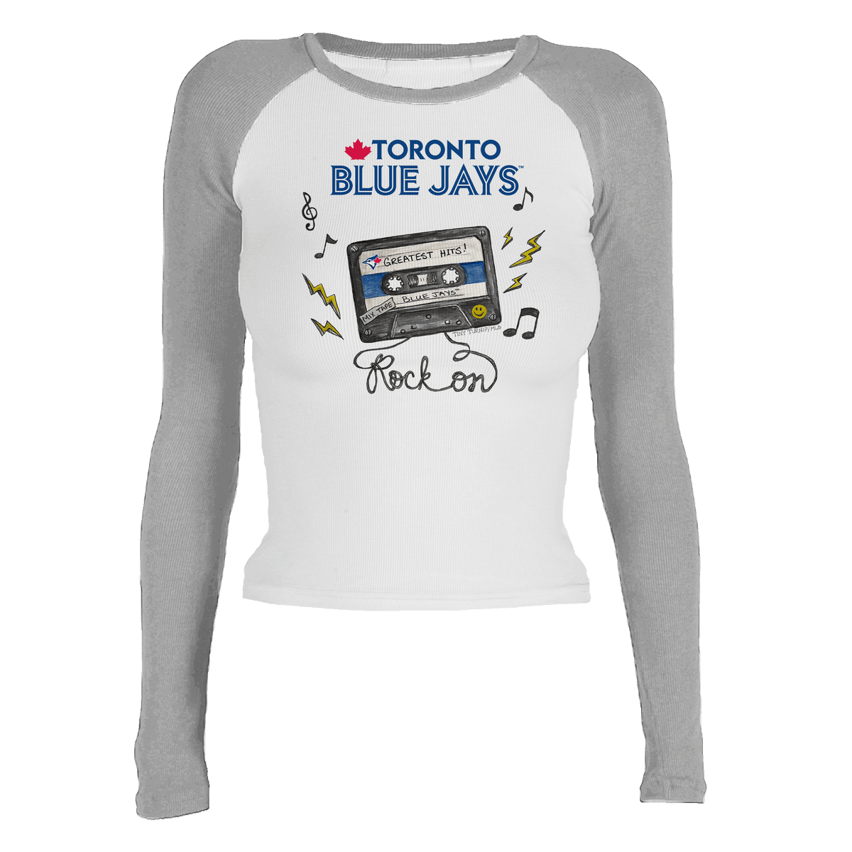 Toronto Blue Jays Mixtape Roxy Raglan Long Sleeve
