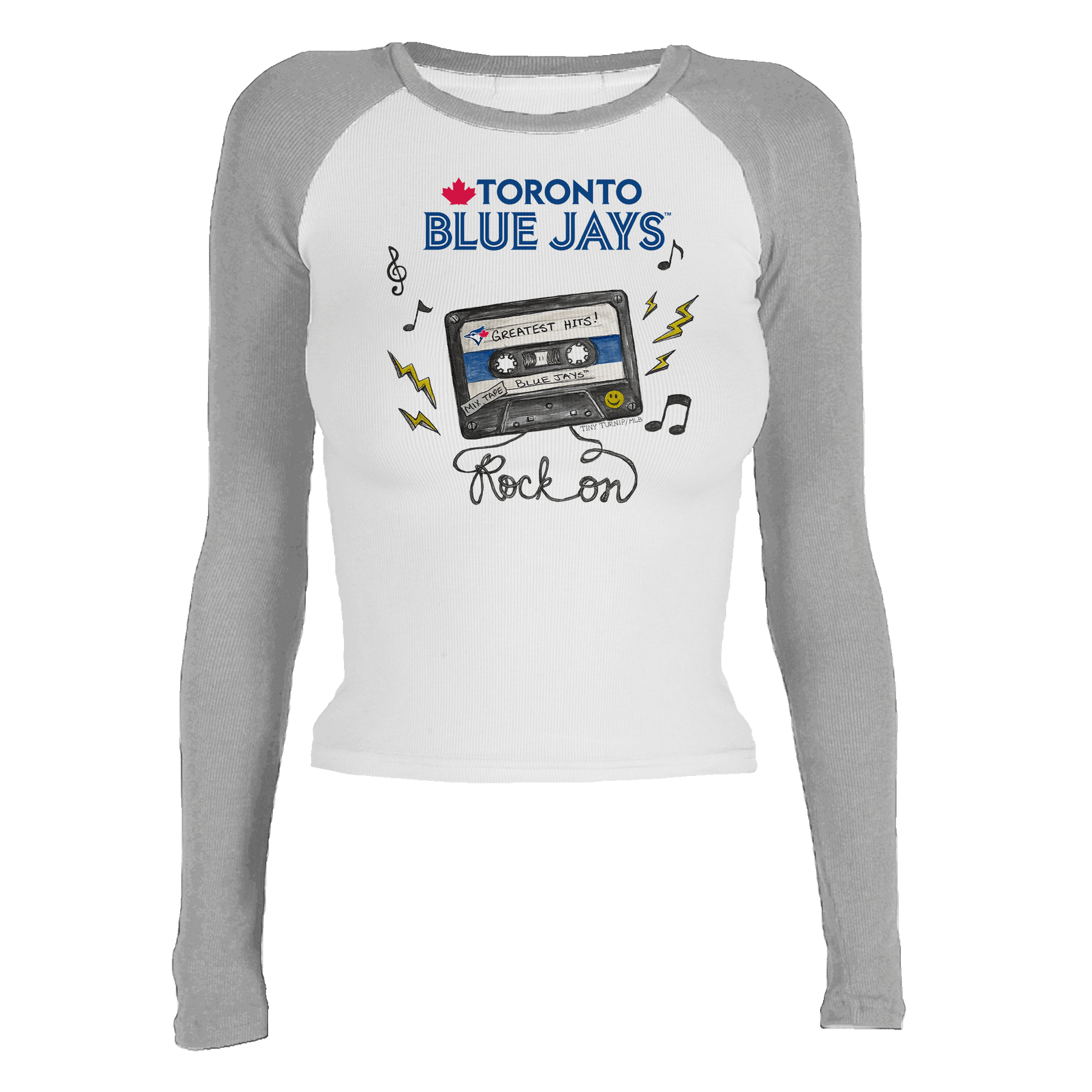 Toronto Blue Jays Mixtape Roxy Raglan Long Sleeve