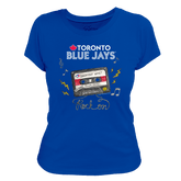 Toronto Blue Jays Mixtape Women's Tee Shirt