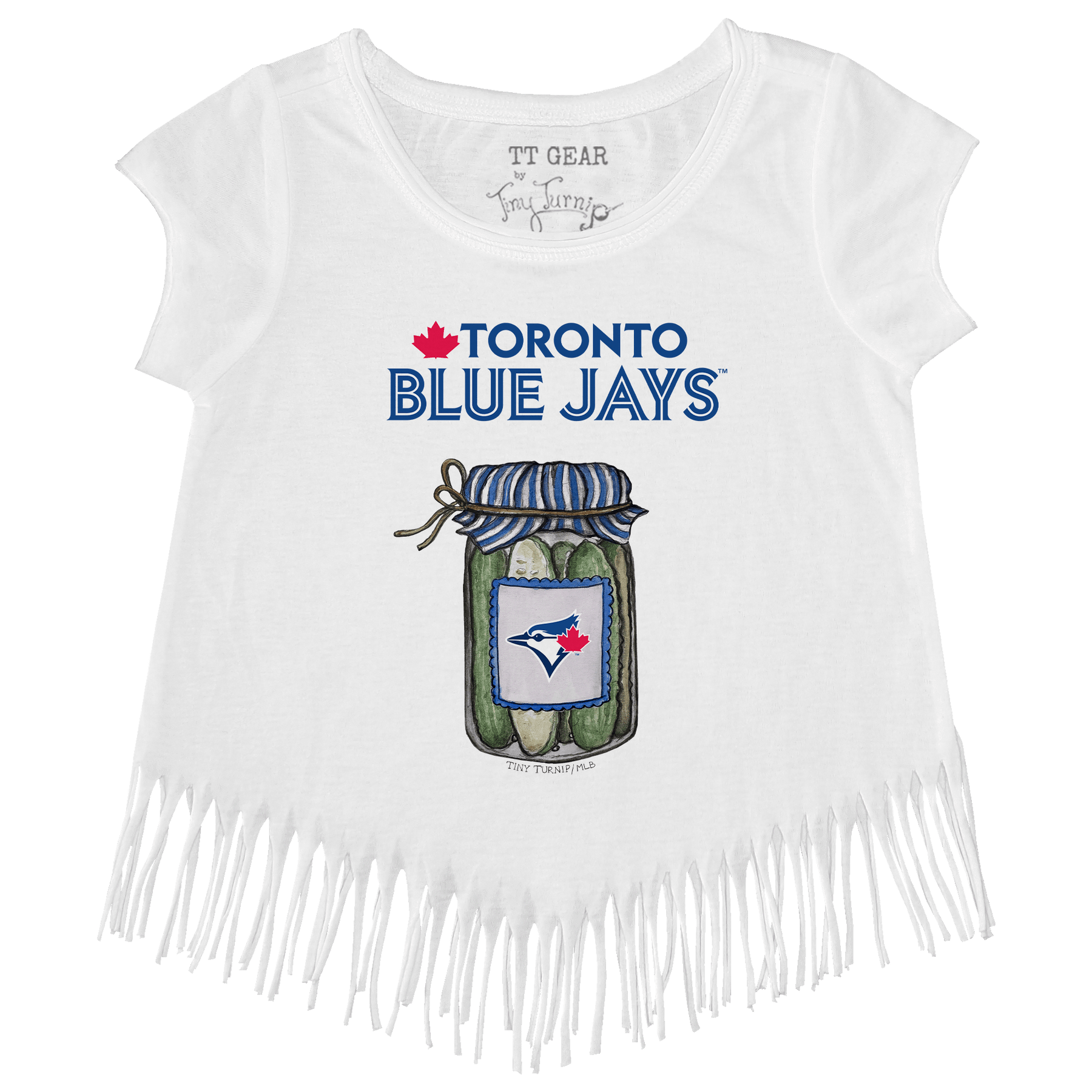 Toronto Blue Jays Pickle Jar Fringe Tee