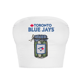 Toronto Blue Jays Pickle Jar Crop Tube Top