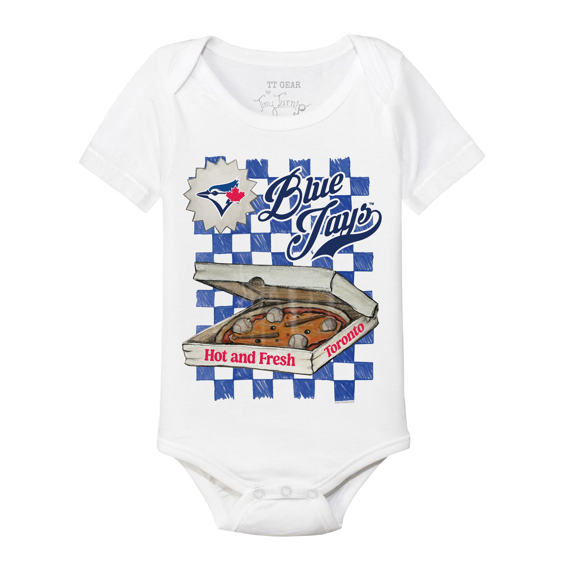 Toronto Blue Jays Pizza Short Sleeve Snapper