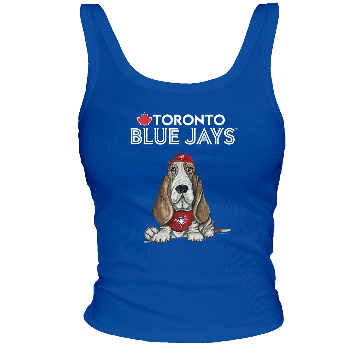 Toronto Blue Jays Puddy Ribbed Tank - Tiny Turnip