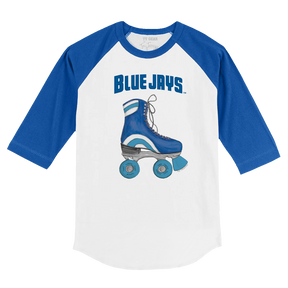 Toronto Blue Jays Retro Skate 3/4 Royal Blue Sleeve Raglan
