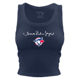 Toronto Blue Jays Script Logo Crop Tank
